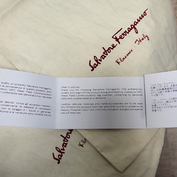 GOYA Black leather Salvatore Ferragamo captoe brogue Oxford. Size 10M US / 33 EU - Picture 6 of 8